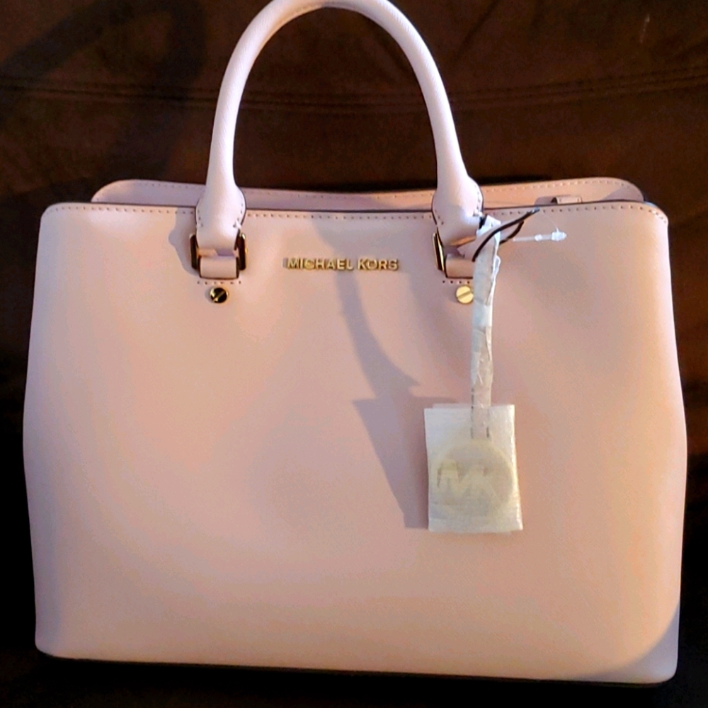 Michael Kors Savannah lg Blossom leather Satchel